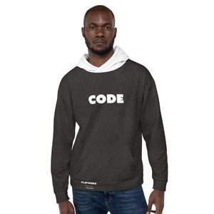 CODE/DECODE - Flipmode - B&W - Unisex Hoodie