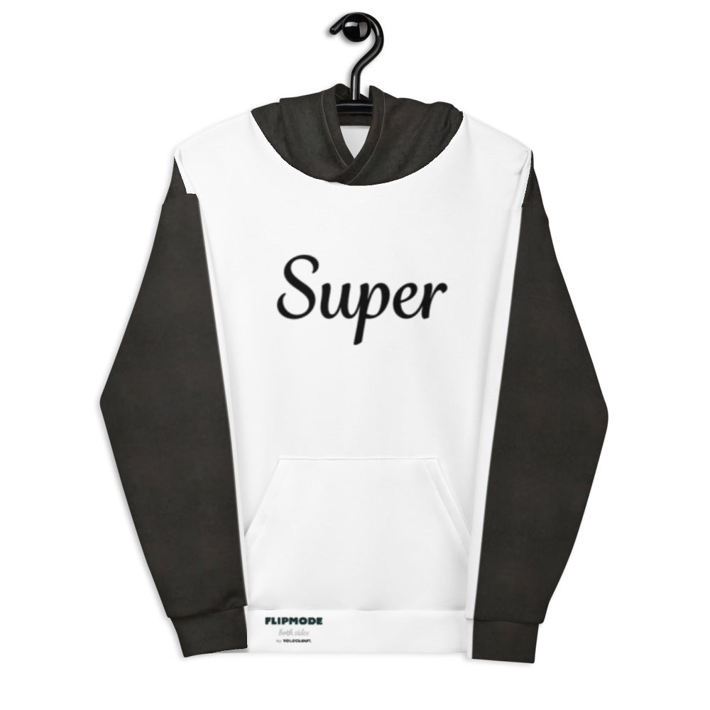 SUPER/SISTER- Flipmode - W&B - Unisex Hoodie