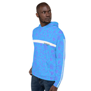 Blue Sport - Floral Unisex Hoodie