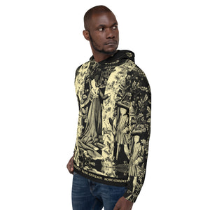 ROSE GARDEN - Yellow Fine Art Unisex Hoodie