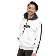 Load image into Gallery viewer, SIGN/TIMES - Flipmode - W&amp;B - Unisex Hoodie
