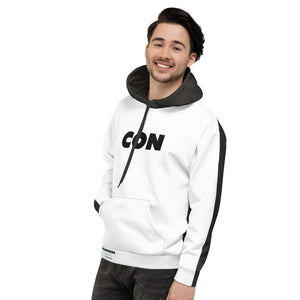 CON/SENSUAL - Flipmode - W&B - Unisex Hoodie