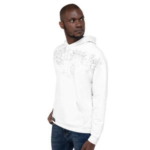 CRAZZ - White Unisex Hoodie