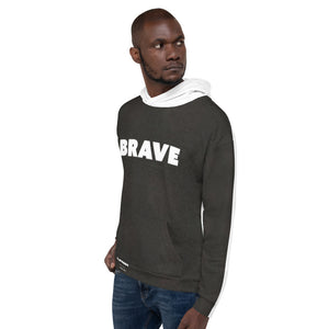 BRAVE / NEW PEOPLE - Flipmode - B&W - Unisex Hoodie