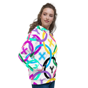 Olympic Pride - Multicolor  Comfy unisex hoodie