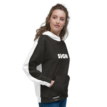 Load image into Gallery viewer, SIGN/TIMES - Flipmode - B&amp;W - Unisex Hoodie
