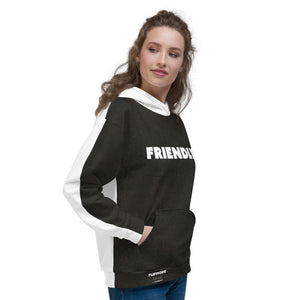 FRIENDLY/FIRE - Flipmode - B&W - Unisex Hoodie