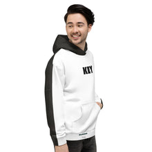 Load image into Gallery viewer, KEY/HOLE - Flipmode - B&amp;W Unisex Hoodie
