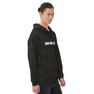 SHOWBIZ / NOBIZ - Flip Mode - Black & White Unisex Hoodie