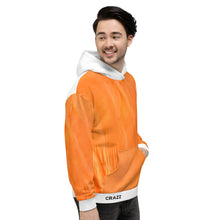 Load image into Gallery viewer, CRAZZ - Orange Plastic Coating Look - Unisex Hoodie
