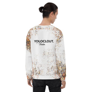 STAIN - Fine Art Fit Yoloclout.  Free Style Unisex Sweatshirt