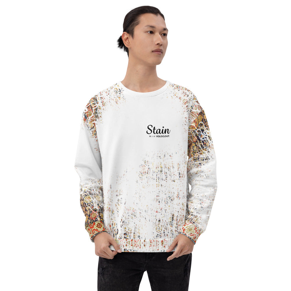 STAIN - Fine Art Fit Yoloclout.  Free Style Unisex Sweatshirt