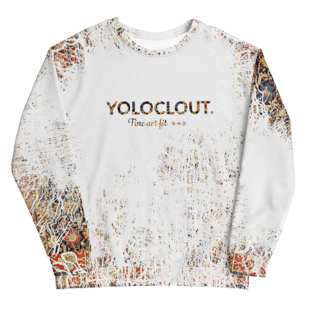 STAIN - Fine Art Fit Yoloclout. Free Style Unisex Sweatshirt