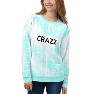 CRAZZ - Blue - Yoloclout. Free Style Unisex Sweatshirt