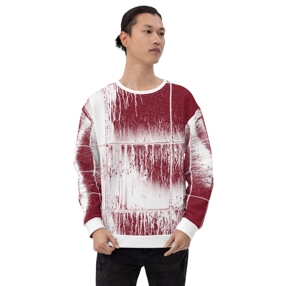 SOLACE - STAIN - Fine Art Fit Yoloclout. - Free Style Unisex Sweatshirt