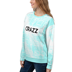 CRAZZ - Blue - Yoloclout. Free Style Unisex Sweatshirt