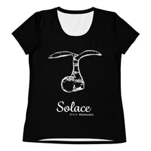 Load image into Gallery viewer, SOLACE - Sports Fit - All-Over Print Women&#39;s Athletic T-shirt
