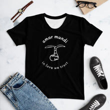 Load image into Gallery viewer, Amor Mundi - Black Women&#39;s T-shirt
