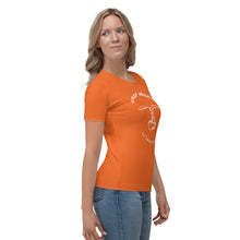 Load image into Gallery viewer, Amor Mundi - Orange Women&#39;s T-shirt
