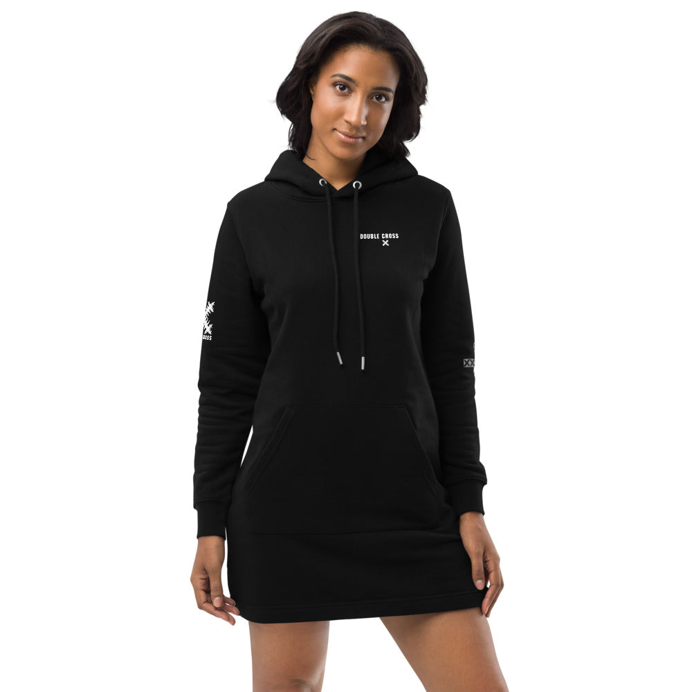 DOUBLE CROSS - Hoodie dress