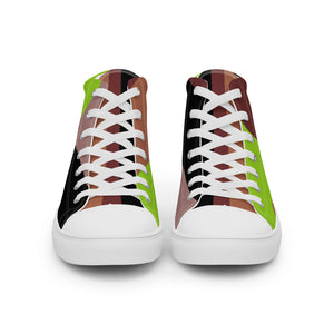 CLASH Nr 55 - Men’s high top canvas shoes