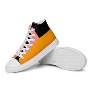 CLASH Nr 58 - Men’s high top canvas shoes