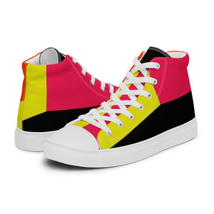 CLASH Nr 69 - Men’s high top canvas shoes