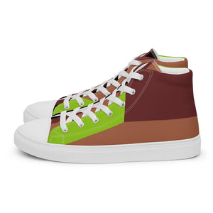 CLASH Nr 55 - Men’s high top canvas shoes