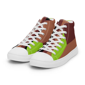 CLASH Nr 55 - Men’s high top canvas shoes