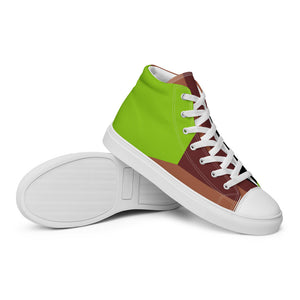 CLASH Nr 55 - Men’s high top canvas shoes