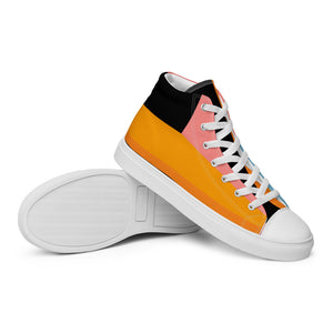 CLASH Nr 58 - Men’s high top canvas shoes