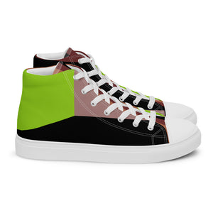 CLASH Nr 55 - Men’s high top canvas shoes