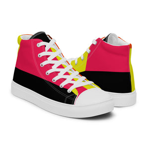 CLASH Nr 69 - Men’s high top canvas shoes