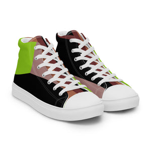 CLASH Nr 55 - Men’s high top canvas shoes