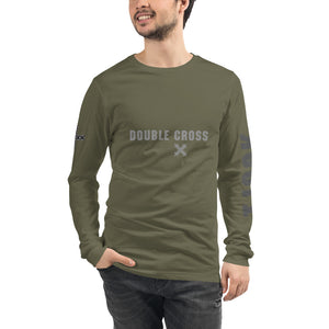 DOUBLE CROSS - Unisex Long Sleeve Tee