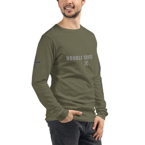 DOUBLE CROSS - Unisex Long Sleeve Tee