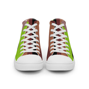 CLASH Nr. 55 - Women’s high top canvas shoes