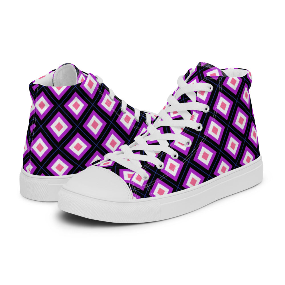 CLASH Nr. 311 - Women’s high top canvas shoes