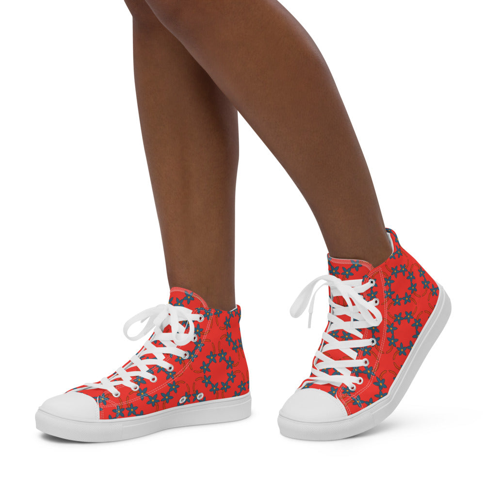 CLASH Nr. 115 Women’s high top canvas shoes