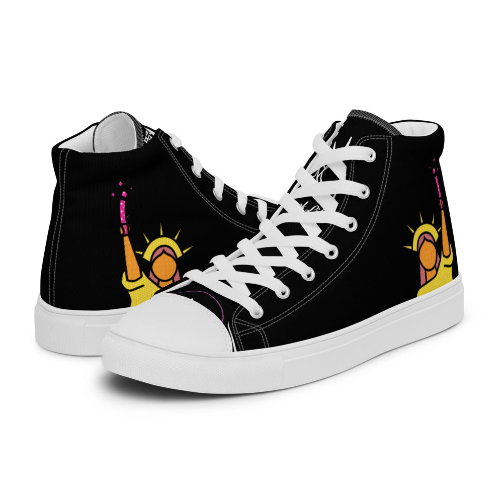 SISTER OF LIBERTY - SSL - Super Women’s high top canvas shoes