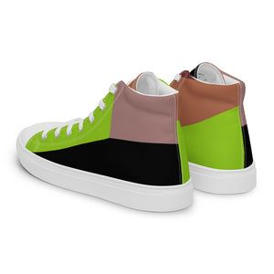 CLASH Nr. 55 - Women’s high top canvas shoes