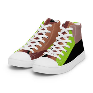 CLASH Nr. 55 - Women’s high top canvas shoes