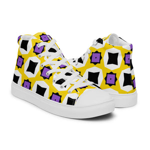 CLASH Nr. 629 - Women’s high top canvas shoes