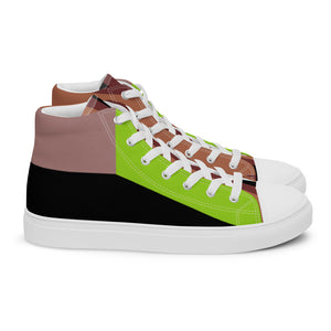 CLASH Nr. 55 - Women’s high top canvas shoes