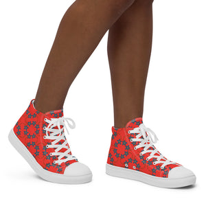 CLASH Nr. 115 Women’s high top canvas shoes