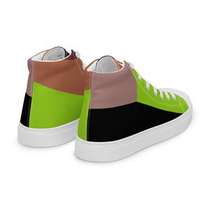 CLASH Nr. 55 - Women’s high top canvas shoes