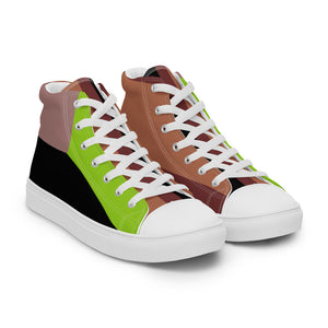 CLASH Nr. 55 - Women’s high top canvas shoes