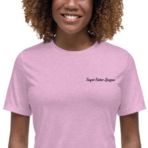 Super Sister League - Rosa Women's Relaxed T-Shirt