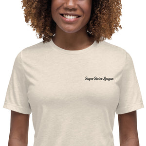 Super Sister League - Rosa Women's Relaxed T-Shirt